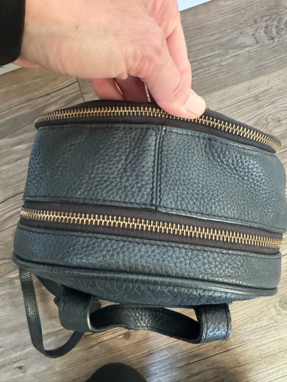 MICHAEL KORS Rhea Pebble Leather Backpack Medium